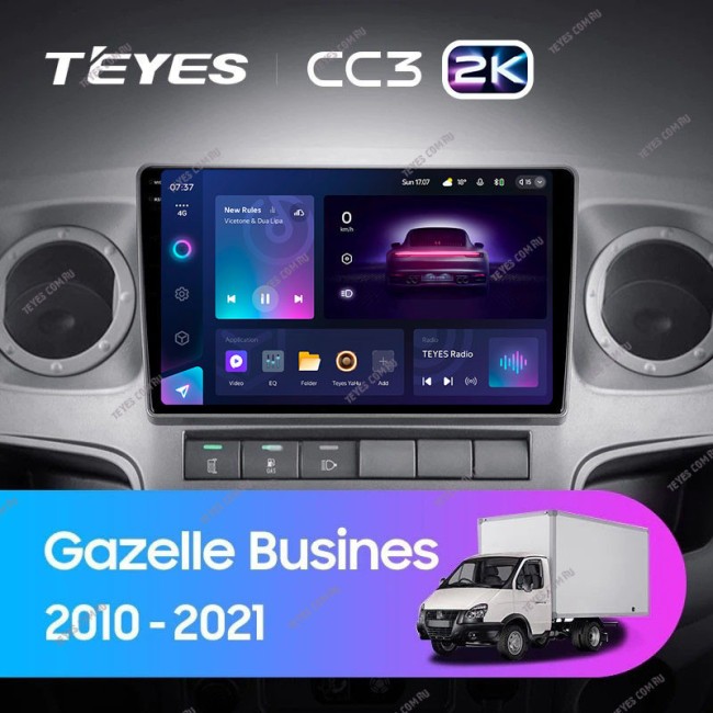 Штатная магнитола Teyes CC3 2K 3/32 GAZ Gazelle Busines (2010-2021)