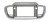 Рамка магнитолы 10.2" (цв.Серый) для KIA Sorento (UM) 2014+ Правый руль