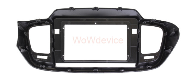 Рамка магнитолы 10.2" (цв.Серый) для KIA Sorento (UM) 2014+ Правый руль