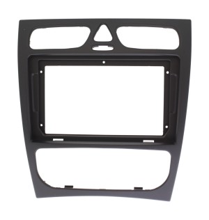 Рамка магнитолы 9.0" (цв.Черный) для MERCEDES-BENZ C-klasse (W203) 2000-2004; G-klasse (W463) 1998-2006