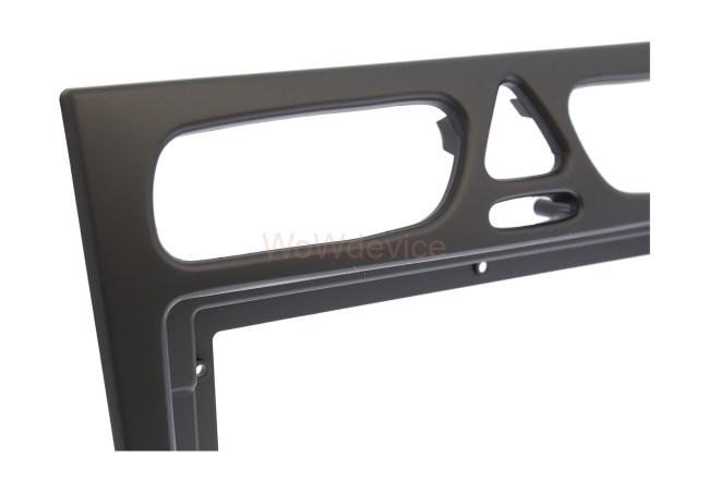 Рамка магнитолы 9.0" (цв.Черный) для MERCEDES-BENZ C-klasse (W203) 2000-2004; G-klasse (W463) 1998-2006