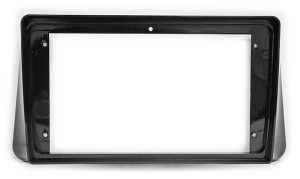 Рамка магнитолы 9.0" (цв.Глянцевый Черный) для NISSAN Micra (K14) 2017+; Kicks 2016+