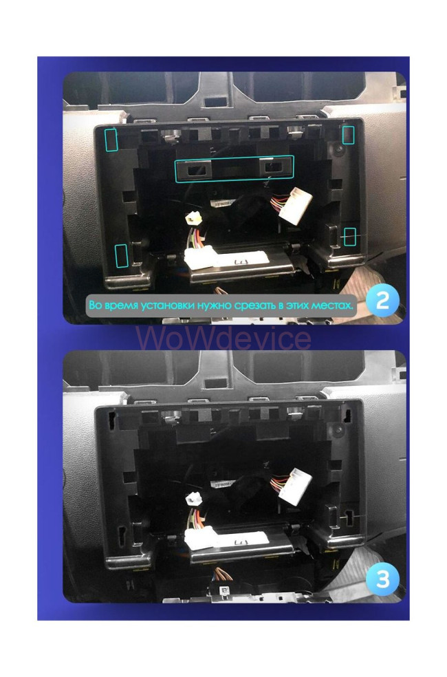 Рамка магнитолы 10.2" (цв.Черный) для RENAULT Duster 2019+