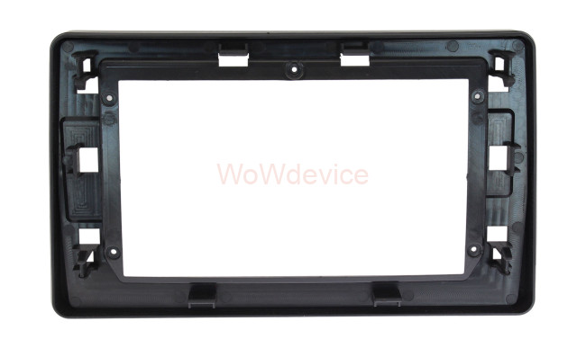 Рамка магнитолы 10.2" (цв.Черный) для RENAULT Duster 2019+