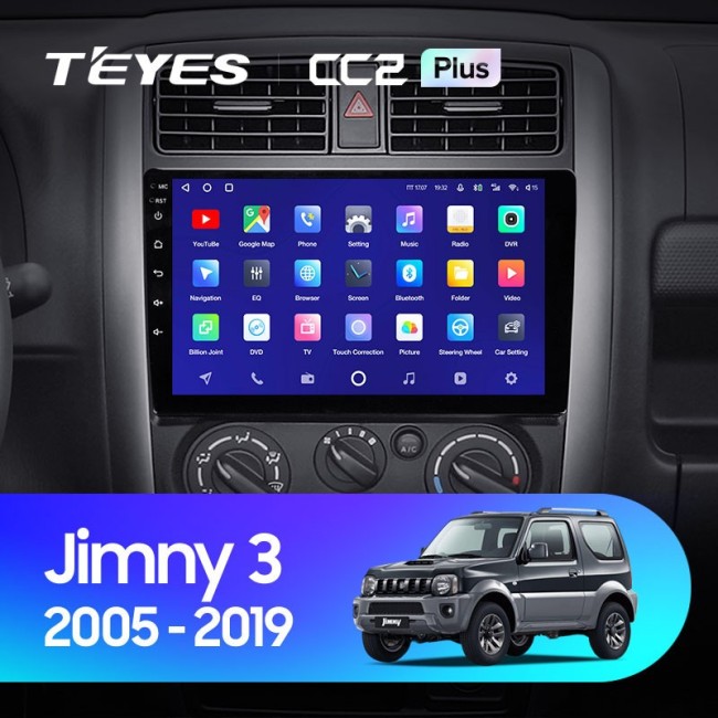Штатная магнитола Teyes CC2 Plus 3/32 Suzuki Jimny 3 (2005-2019)