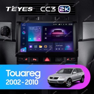 Штатная магнитола Teyes CC3 2K 6/128 Volkswagen Touareg GP (2002-2010) F1