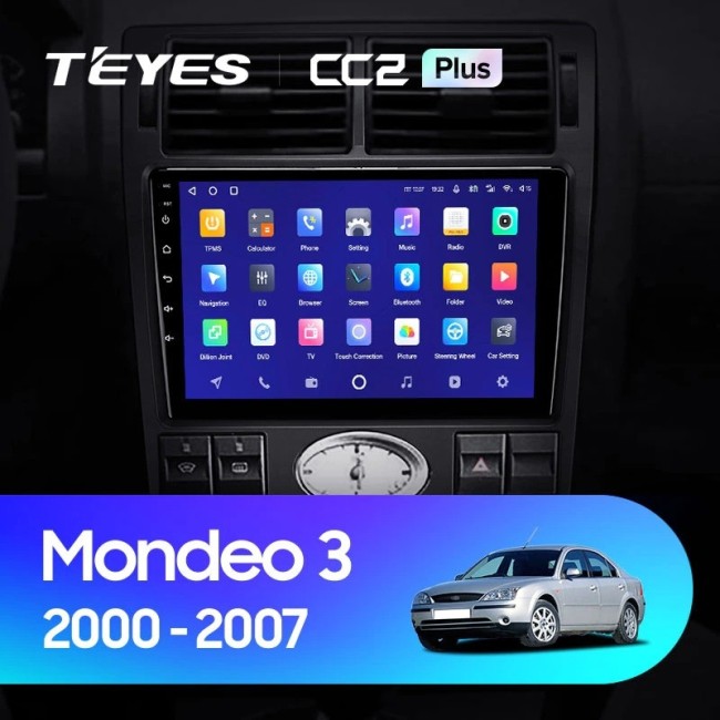 Штатная магнитола Teyes CC2L Plus 1/16 Ford Mondeo 3 (2000-2007) F1
