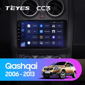 Штатная магнитола Teyes CC3 6/128 Nissan Qashqai 1 J10 (2006-2013) F2