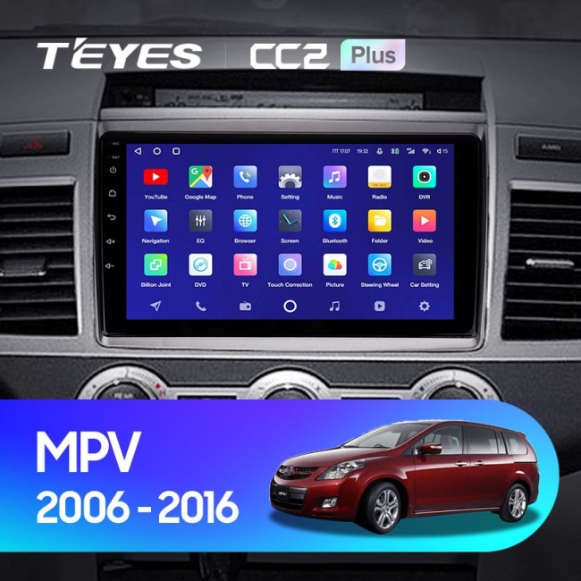 Штатная магнитола Teyes CC2L Plus 1/16 Mazda MPV LY (2006-2016)