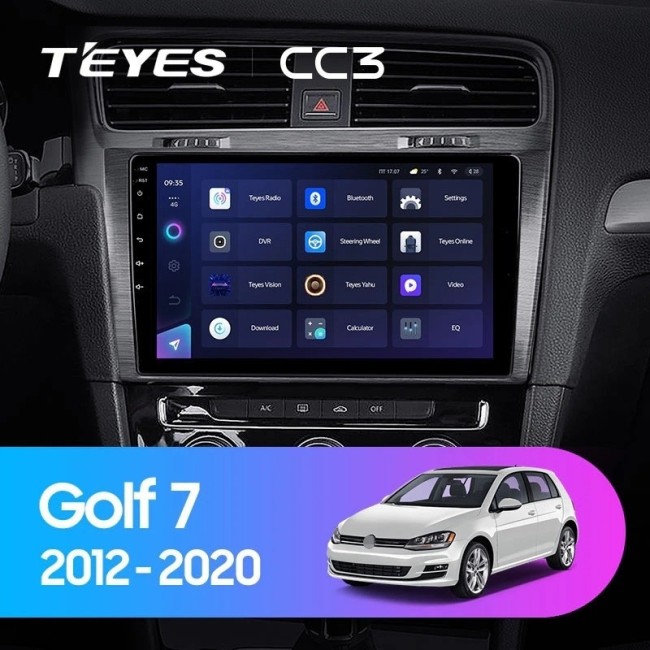 Штатная магнитола Teyes CC3 6/128 Volkswagen Golf 7 (2012-2020) F2 Тип-В