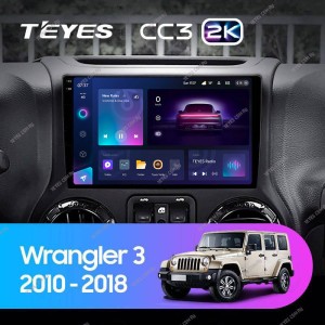 Штатная магнитола Teyes CC3 2K 360 6/128 Jeep Wrangler 3 JK 2010-2017 L14