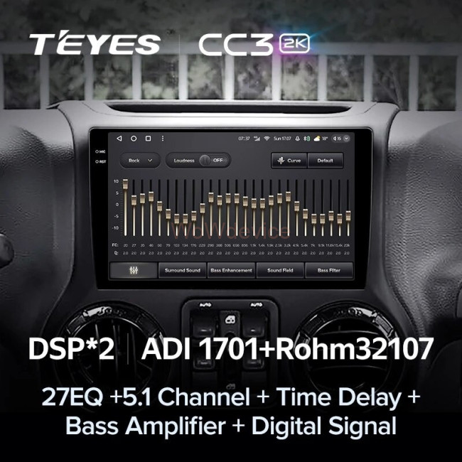 Штатная магнитола Teyes CC3 2K 360 6/128 Jeep Wrangler 3 JK 2010-2017 L14