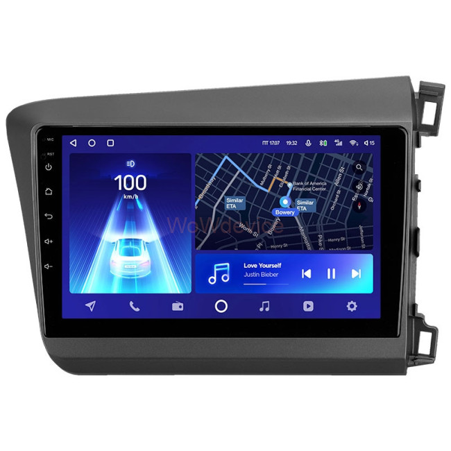 Установочный комплект Teyes для Honda Civic 9 FB FK FD (2011-2015) Правый руль