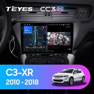 Штатная магнитола Teyes CC3 2K 360 6/128 Citroen C3-XR (2010-2018) (F2)
