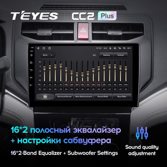 Штатная магнитола Teyes CC2 Plus 6/128 Toyota Rush (2017-2020)