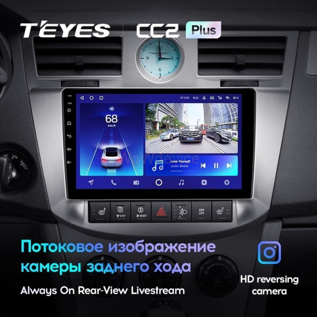 Штатная магнитола Teyes CC2L Plus 2/32 Chrysler Sebring 3 JS (2006-2010)