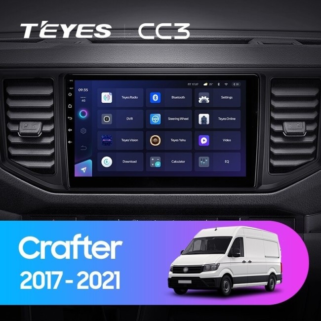 Штатная магнитола Teyes CC3 4/64 Volkswagen Crafter (2017-2021)