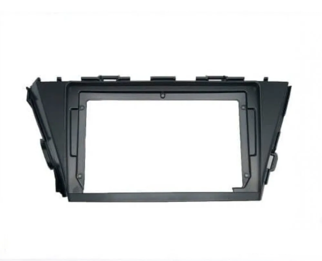 Рамка магнитолы 9.0" (цв.Черный) для TOYOTA Prius 2013+ Правый руль