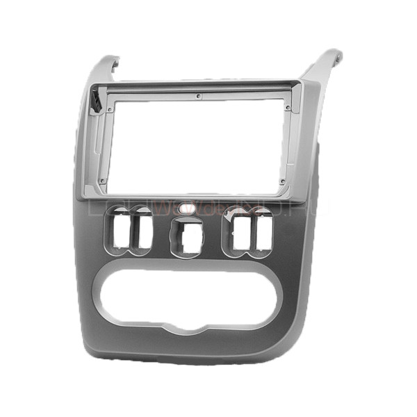 Рамка магнитолы 9.0" (цв.Серебро) для RENAULT Logan 2009-2013; Sandero 2007-2011 / DACIA Logan, Sandero 2008-2012, Duster 2010-2013 / NISSAN NP200 2009+ Левый руль Рамка магнитолы 9.0" (цв.Серебро) для RENAULT Logan 2009-2013; Sandero 2007-2011 / DACIA Logan, Sandero 2008-2012, Duster 2010-2013 / NISSAN NP200 2009+ Левый руль