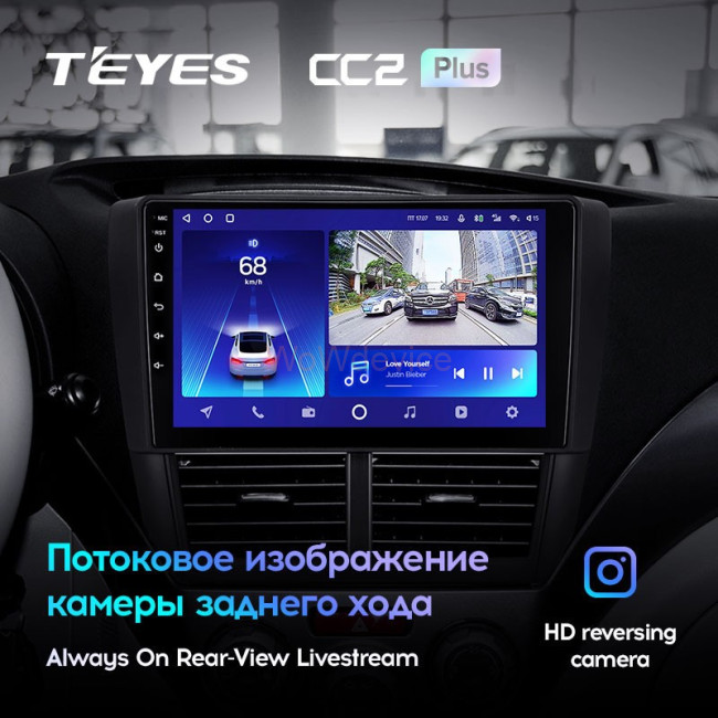 Штатная магнитола Teyes CC2L Plus 1/16 Subaru Impreza GH GE (2007-2011)