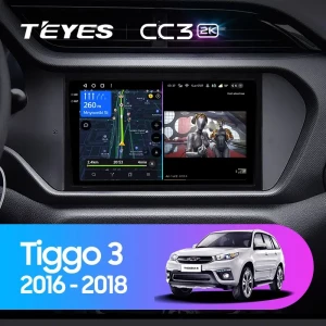 Штатная магнитола Teyes CC3 2K 360 6/128 Chery Tiggo 3 (2016-2018)
