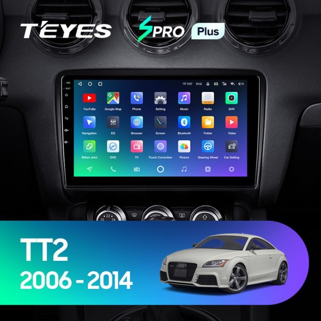 Штатная магнитола Teyes SPRO Plus 6/128 Audi TT 2 (2006-2014)