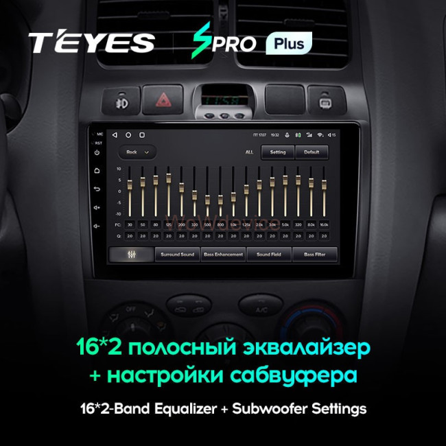 Штатная магнитола Teyes SPRO Plus 6/128 Hyundai Sonata EF рестайлинг (2001-2012)