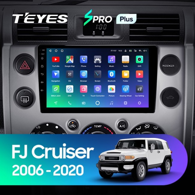 Штатная магнитола Teyes SPRO Plus 6/128 Toyota FJ Cruiser J15 (2006-2020)