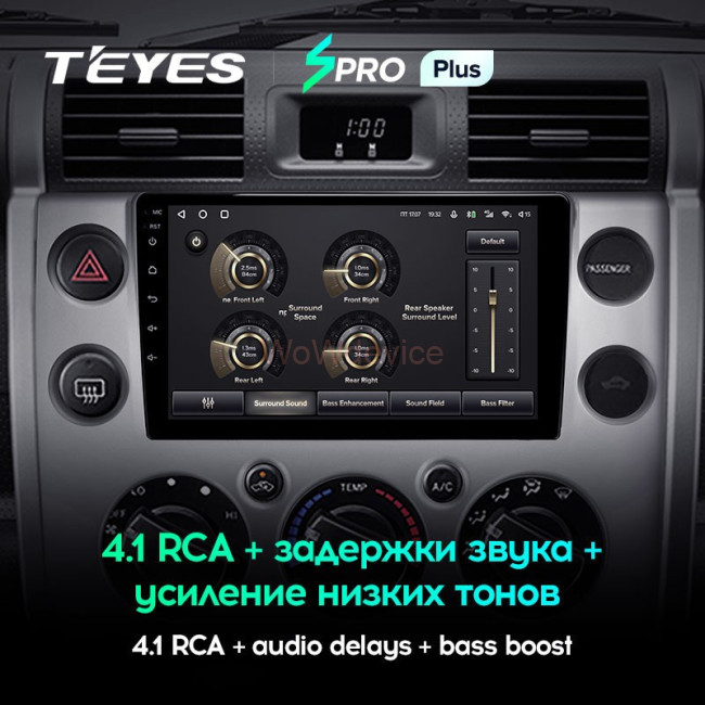 Штатная магнитола Teyes SPRO Plus 6/128 Toyota FJ Cruiser J15 (2006-2020) Штатная магнитола Teyes SPRO Plus 6/128 Toyota FJ Cruiser J15 (2006-2020)