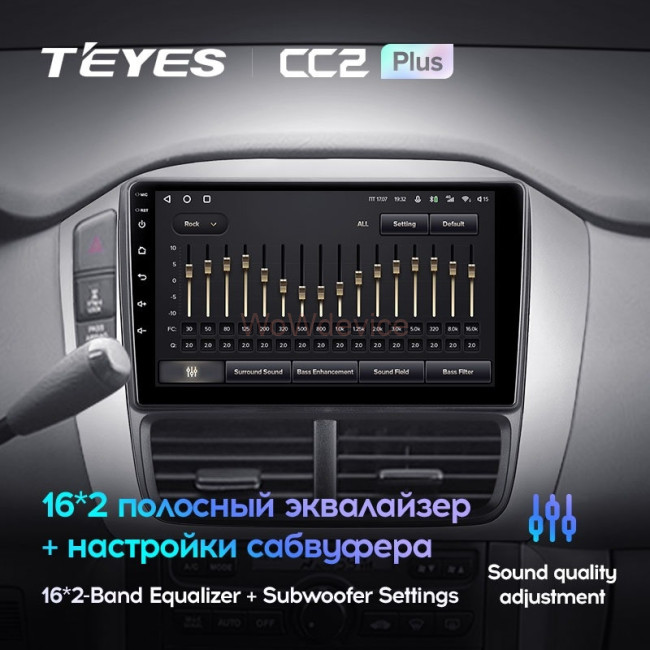 Штатная магнитола Teyes CC2 Plus 4/64 Honda Pilot 1 (2005-2008)