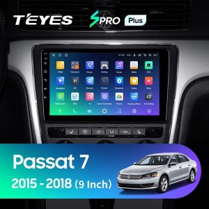 Штатная магнитола Teyes SPRO Plus 6/128 Volkswagen Passat 7 B7 (2015-2018) F1