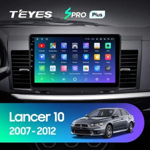 Штатная магнитола Teyes SPRO Plus 4/64 Mitsubishi Lancer 10 CY (2007-2012) Тип-B