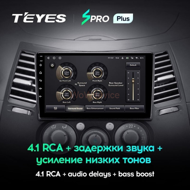 Штатная магнитола Teyes SPRO Plus 3/32 Mitsubishi Grandis 1 (2003-2011) F2