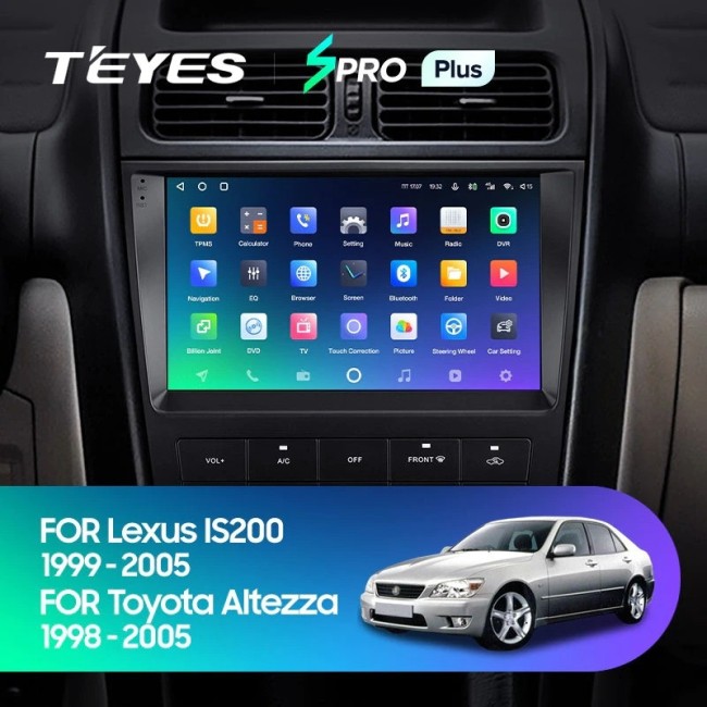 Штатная магнитола Teyes SPRO Plus 4/64 Lexus IS200 XE10 (1999-2005)