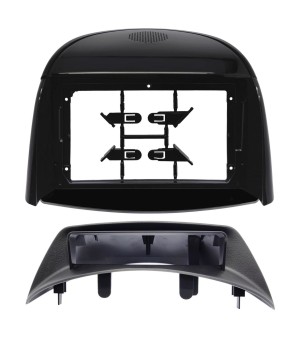 Рамка магнитолы 9.0" (цв.Черный) для RENAULT Koleos 2008-2016