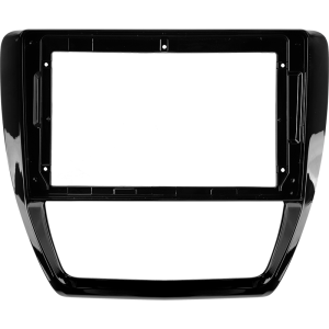 Рамка магнитолы 10.2" (цв.Глянцевый Черный) для VOLKSWAGEN Jetta 2010-2018; Sagitar 2012-2019