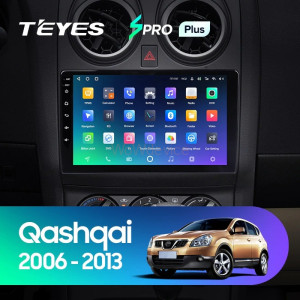 Штатная магнитола Teyes SPRO Plus 4/64 Nissan Qashqai 1 J10 (2006-2013) F2