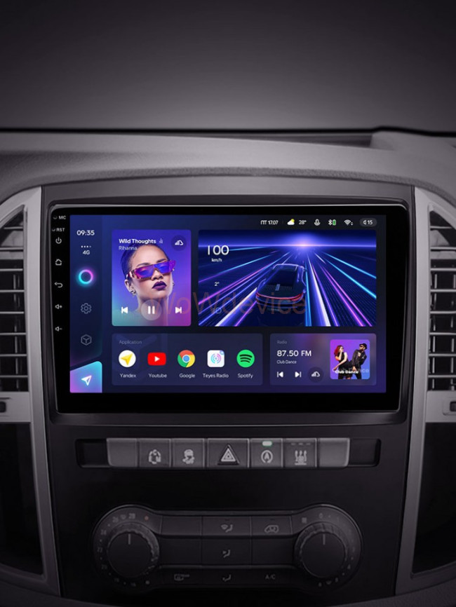 Штатная магнитола Teyes CC3 4/64 Mercedes-Benz Vito 3 W447 (2014-2020)