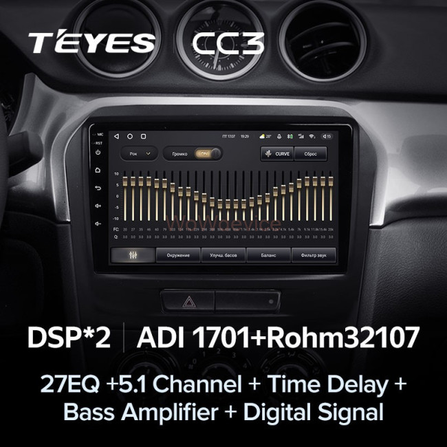Штатная магнитола Teyes CC3 4/64 Suzuki Vitara 2 (2014-2018) Штатная магнитола Teyes CC3 4/64 Suzuki Vitara 2 (2014-2018)