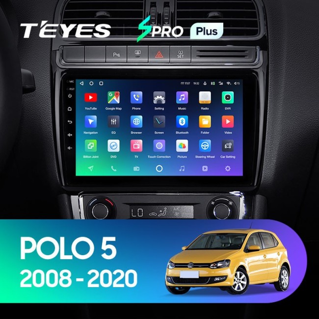 Штатная магнитола Teyes SPRO Plus 3/32 Volkswagen Polo 5 (2008-2020)