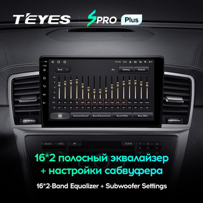 Штатная магнитола Teyes SPRO Plus 4/64 Mercedes-Benz ML-Class W166 (2011-2015)