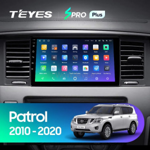 Штатная магнитола Teyes SPRO Plus 6/128 Nissan Patrol Y62 (2010-2020) 9" дюймов