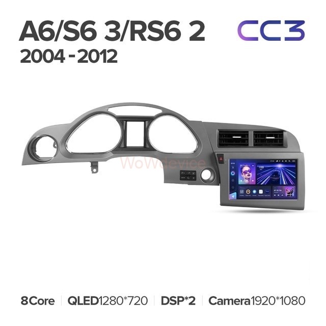 Штатная магнитола Teyes CC3 4/64 Audi RS6 2 (2007-2012) Штатная магнитола Teyes CC3 4/64 Audi RS6 2 (2007-2012)