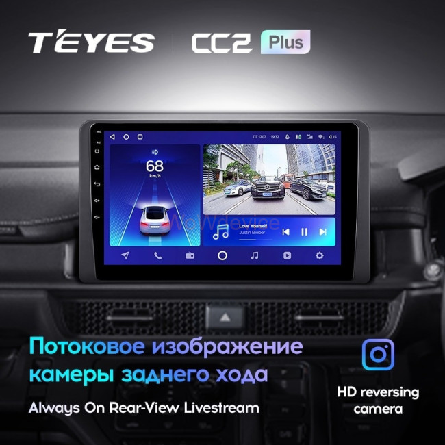 Штатная магнитола Teyes CC2L Plus 1/16 Honda Stepwgn 6 2022+ Правый руль