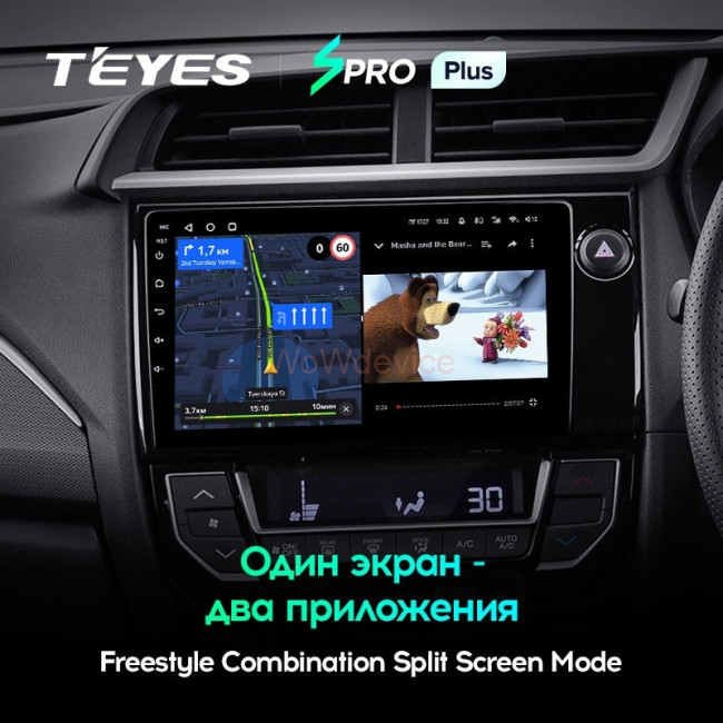 Штатная магнитола Teyes SPRO Plus 4/32 Honda BRV (2015-2019) Правый руль