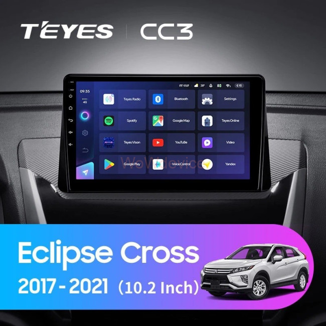 Штатная магнитола Teyes CC3 6/128 Mitsubishi Eclipse Cross 1 (2017-2021) F1 Штатная магнитола Teyes CC3 6/128 Mitsubishi Eclipse Cross 1 (2017-2021) F1