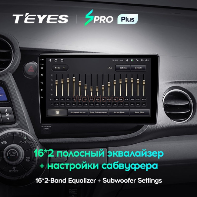 Штатная магнитола Teyes SPRO Plus 4/64 Honda Insight 2 LHD (2009-2014)