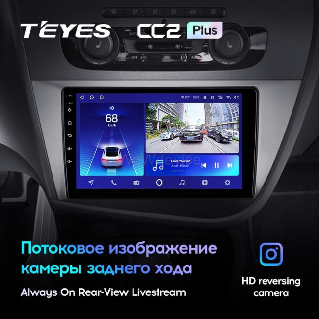Штатная магнитола Teyes CC2L Plus 2/32 Seat Leon 2 (2005-2012) F2