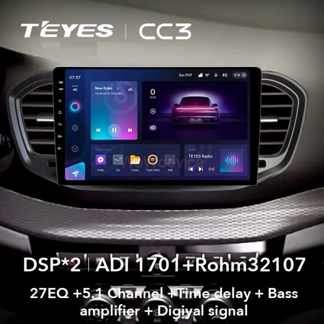 Штатная магнитола Teyes CC3 360 6/128 LADA Vesta 2023+ F2