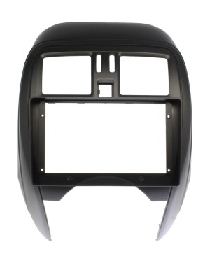 Рамка магнитолы 9.0" (цв.Черный) для NISSAN Micra (K13) 2013-2019; March (K13) 2013+